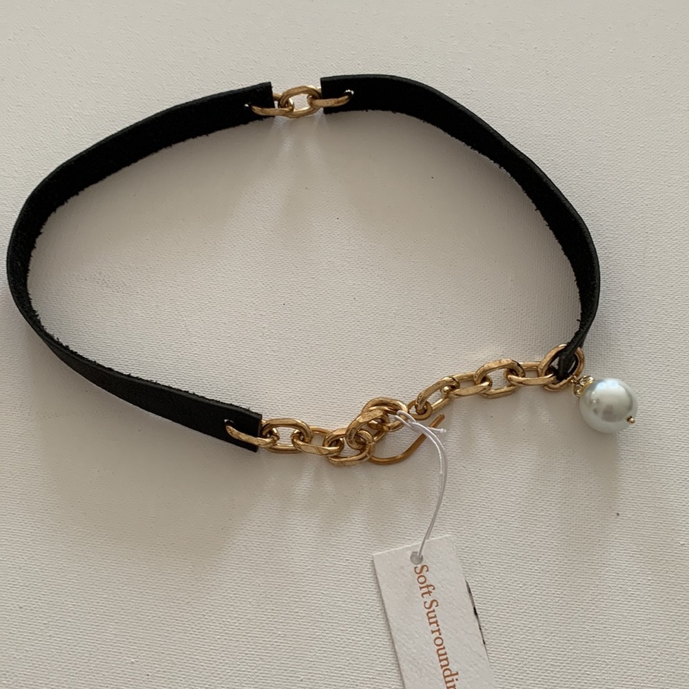 Black Leather Bracelet - Picture 3 of 8